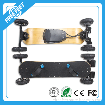 Cheap price 4 wheel electric scooter 1650w powered longboard electric mountain board